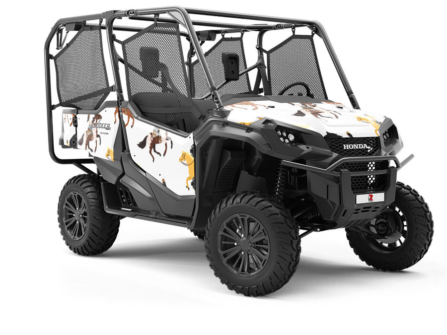 Ride Em Cowboy Utility Vehicle Vinyl Wrap