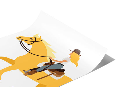 Ride Em Cowboy Vinyl Wraps~Rwraps Series 914 Digitally Printed Vinyl Wrap~0