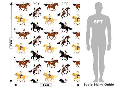 Ride Em Cowboy Vehicle Wrap Scale~Rwraps Series 914 Ride Em Cowboy Measurements~1