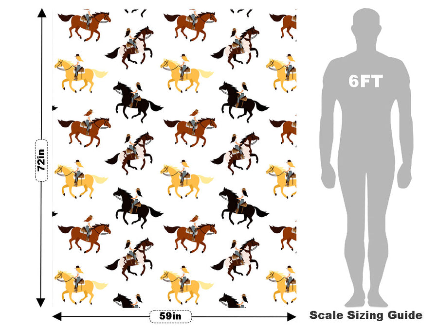Ride Em Cowboy Vehicle Wrap Scale~Rwraps Series 914 Ride Em Cowboy Measurements~1