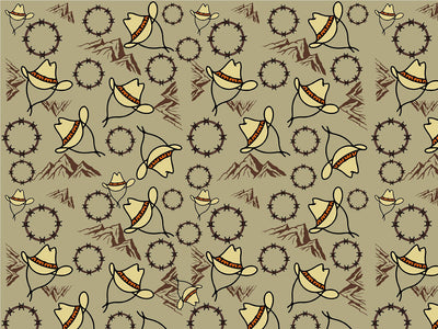 Ridge Top Cowboy Vinyl Wrap Pattern~Rwraps Series 914 Digitally Printed Vinyl Wrap~0