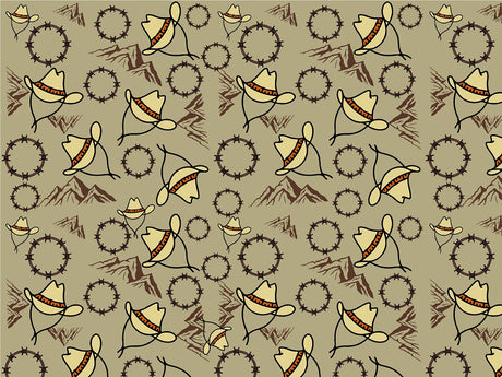 Ridge Top Cowboy Vinyl Wrap Pattern~Rwraps Series 914 Digitally Printed Vinyl Wrap~0