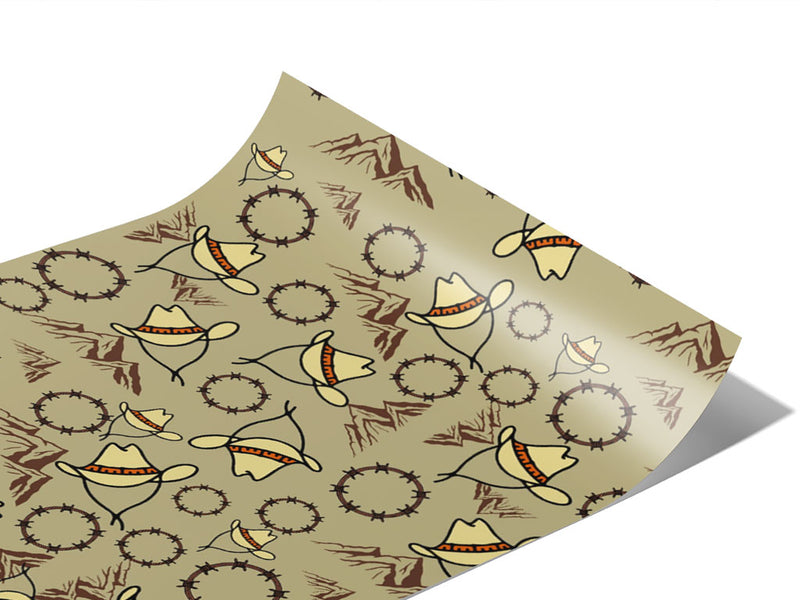 Ridge Top Cowboy Vinyl Wraps~Rwraps Series 914 Digitally Printed Vinyl Wrap~0