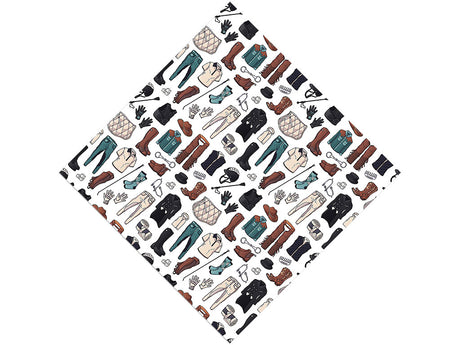 Riding Attire Sport Vinyl Wrap Pattern
