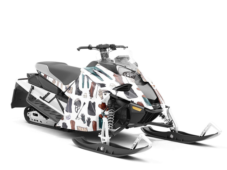 Riding Attire Sport Custom Wrapped Snowmobile