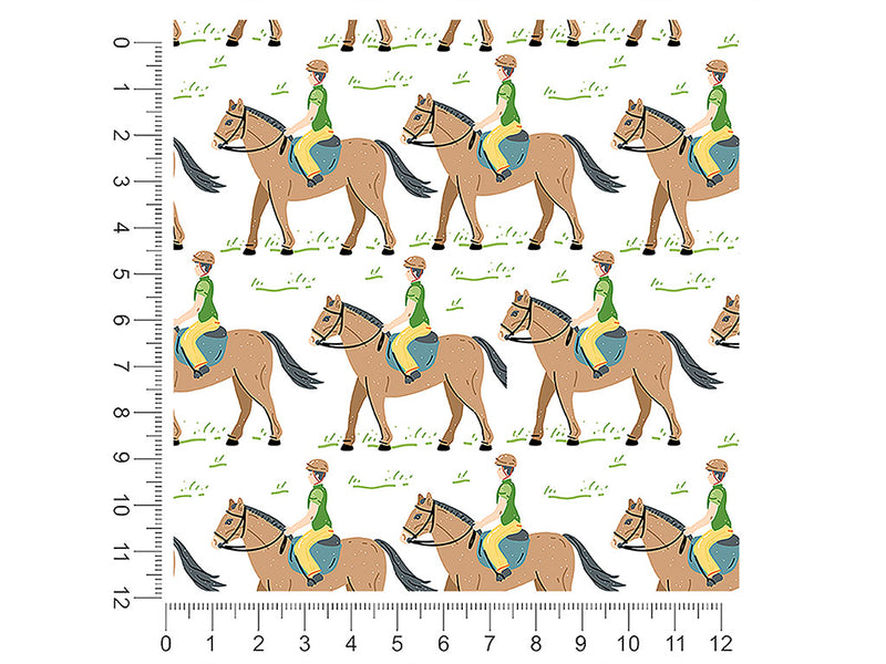 riding practice sport 1ft x 1ft Craft Sheets