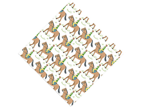 Riding Practice Sport Vinyl Wrap Pattern