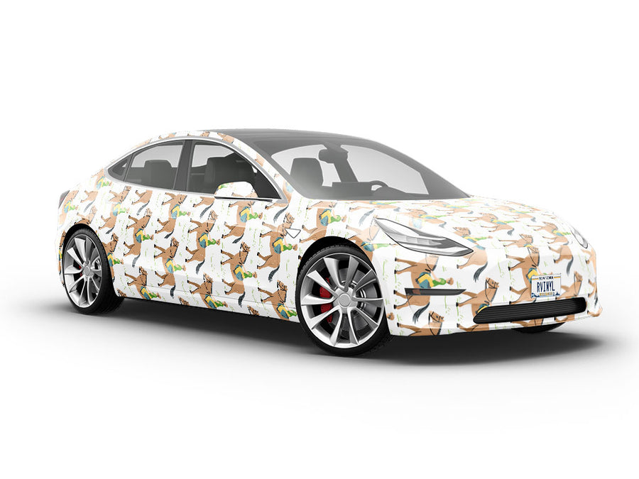 Riding Practice Sport Vehicle Vinyl Wrap