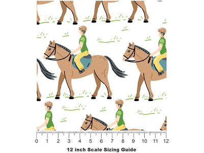 Riding Practice Sport Vinyl Film Pattern Size 12 inch Scale~Rwraps Riding Practice Sport Sizing Chart~2