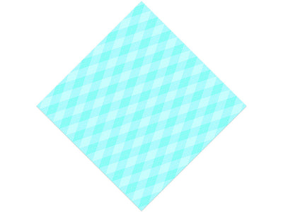 Rigid Aqua Argyle Vinyl Wrap Pattern