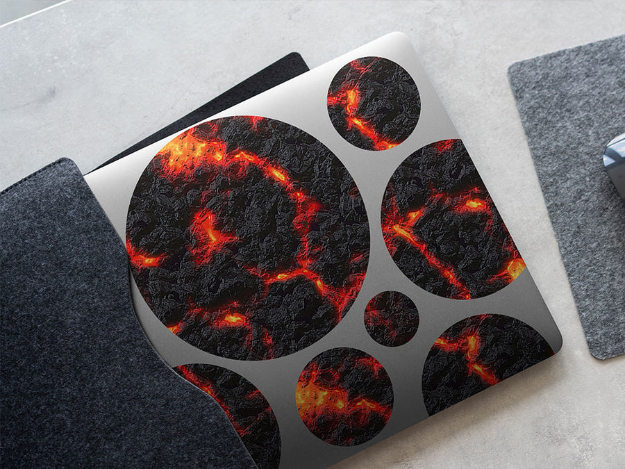 ring of fire lava DIY Laptop Stickers