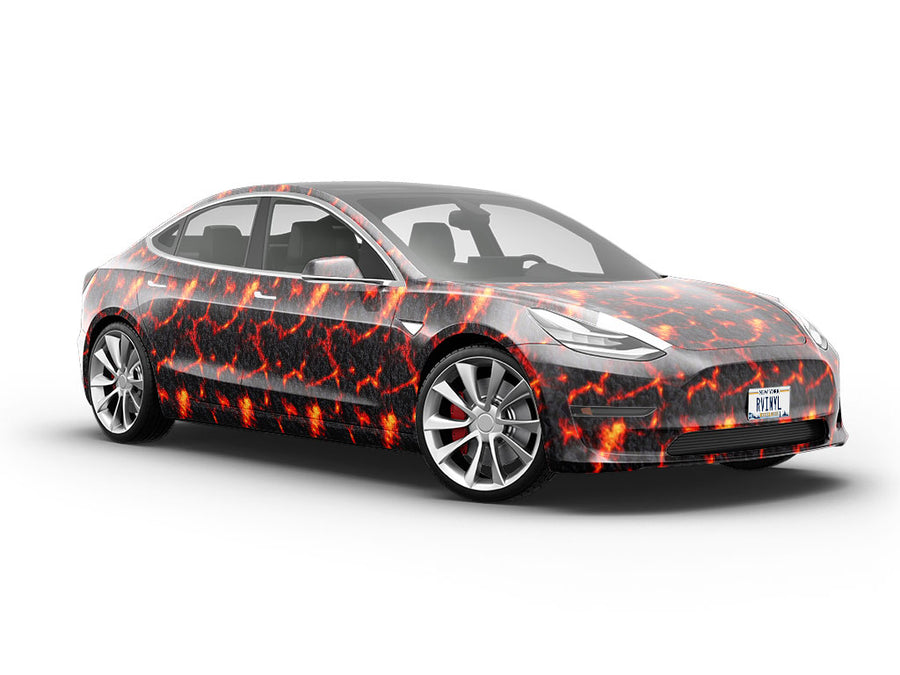 Ring of Fire Lava Vehicle Vinyl Wrap