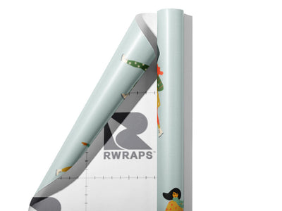 Rink Friends Sport Wrap Film Sheets~Rwraps Series 914 Rink Friends Sport Scrolled Sheet~3