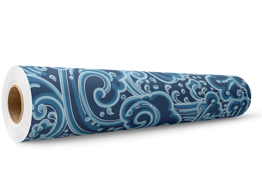 Rip Current Water Wrap Film Wholesale Roll~Rwraps Series 914 Digitally Printed Vinyl Roll~5