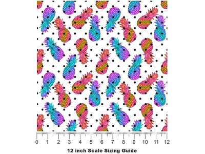 Ripley Queen Fruit Vinyl Film Pattern Size 12 inch Scale~Rwraps Ripley Queen Fruit Sizing Chart~2