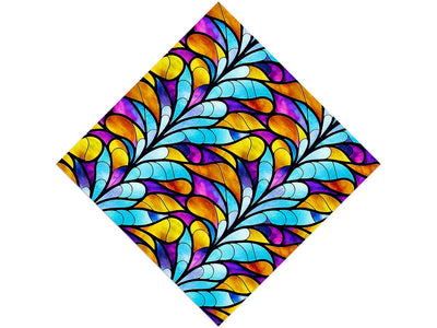 Rising Stalks Stained Glass Vinyl Wrap Pattern