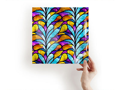 rising stalks stained glass Craft Sheets