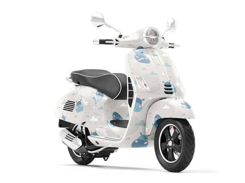 River Giants Animal Vespa Scooter Wrap Film