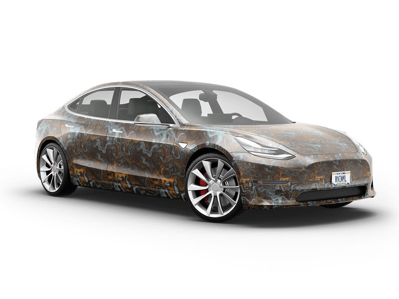 River Oil Epoxy-Resin Vehicle Vinyl Wrap