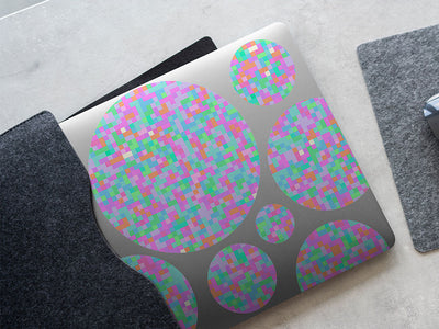 river salmon pixel DIY Laptop Stickers