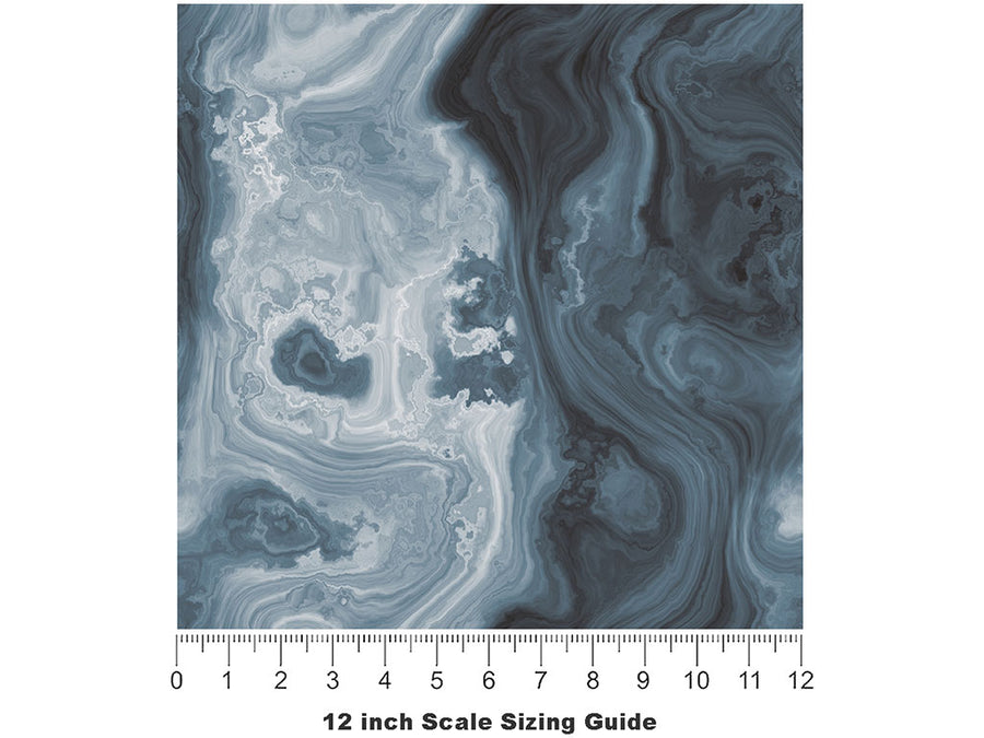 River Table Epoxy-Resin Vinyl Film Pattern Size 12 inch Scale~Rwraps River Table Epoxy-Resin Sizing Chart~3