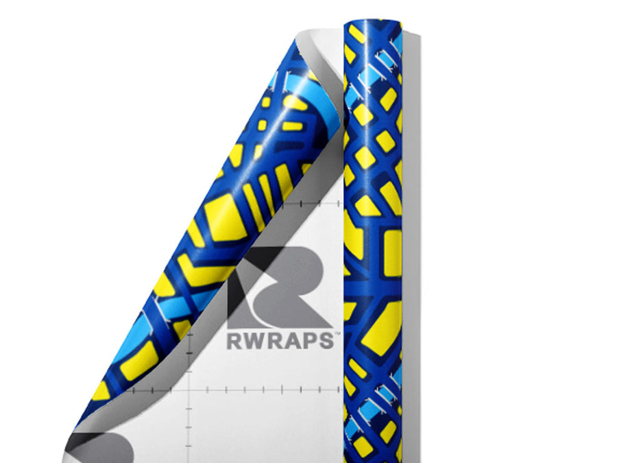 Riverside Roads Cityscape Wrap Film Sheets~Rwraps Series 914 Riverside Roads Cityscape Scrolled Sheet~4