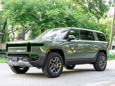 rivian r1s 2022-2025 Headlight Tint Location