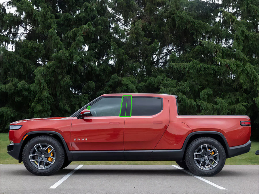 rivian r1t 2022-2024 Pillar Post Trim Installation Location