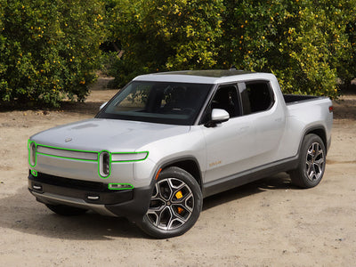 rivian r1t 2022-2025 Headlight Protection Installation Location