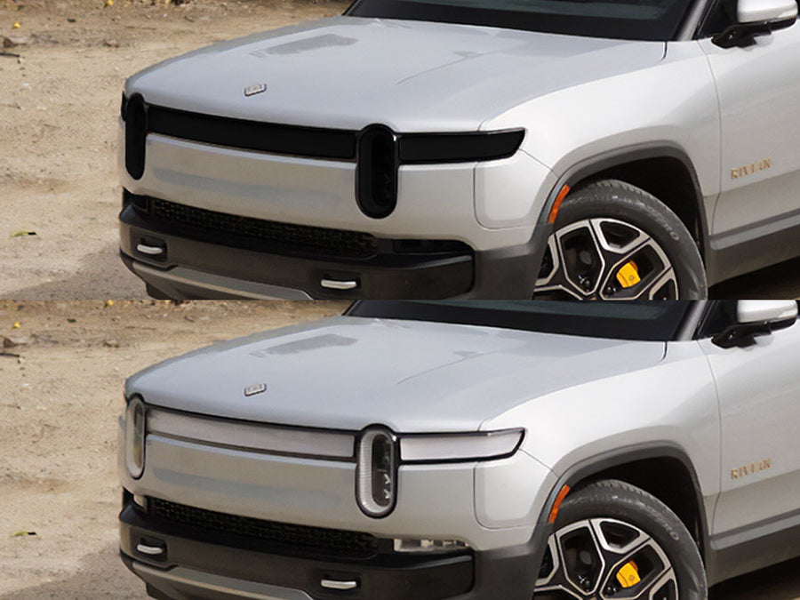 rivian r1t 2022-2025 Headlight Tint Appearance