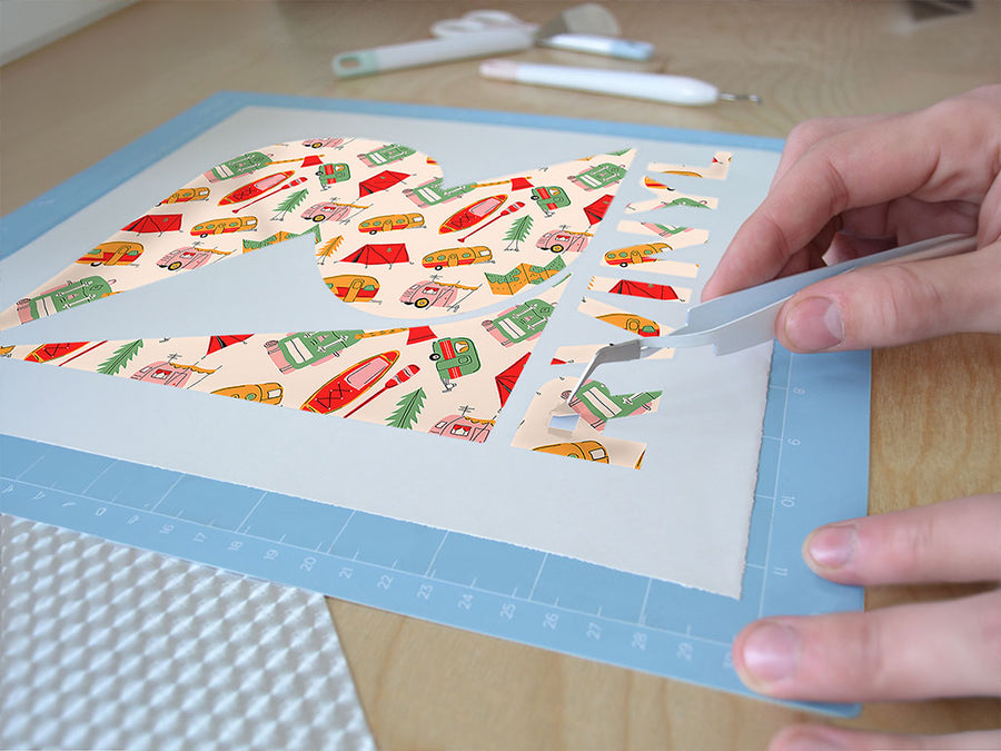 road trip camping Easy Weed Craft Vinyl