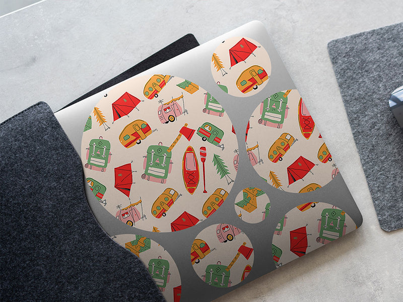 road trip camping DIY Laptop Stickers