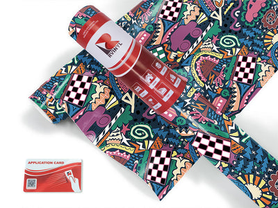 road trip mosaic Craft Vinyl Roll