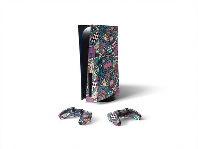 road trip mosaic Sony PS5 DIY Skin
