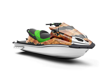 Roaring Fire Gemstone Jet Ski Vinyl Customized Wrap