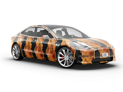 Roaring Fire Gemstone Vehicle Vinyl Wrap