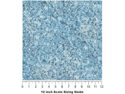 Robin Egg Gemstone Vinyl Film Pattern Size 12 inch Scale~Rwraps Robin Egg Gemstone Sizing Chart~2