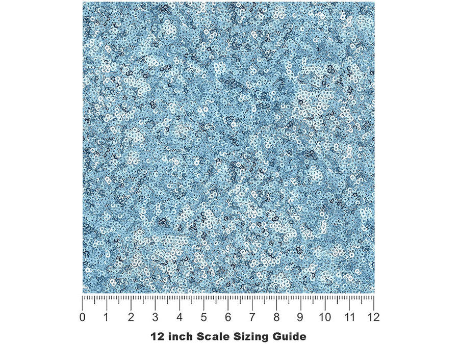 Robin Egg Gemstone Vinyl Film Pattern Size 12 inch Scale~Rwraps Robin Egg Gemstone Sizing Chart~2