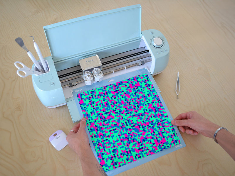 robin eggs pixel Cricut Compatible Vinyl