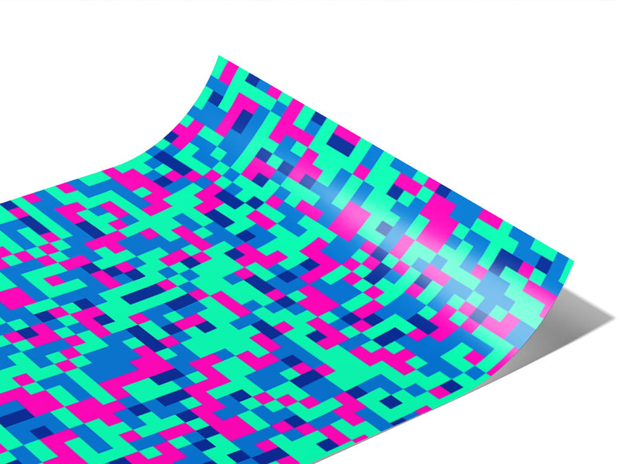 Robin Eggs Pixel Vinyl Wraps~Rwraps Series 914 Digitally Printed Vinyl Wrap~0