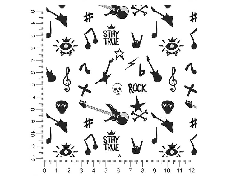 rock king music 1ft x 1ft Craft Sheets