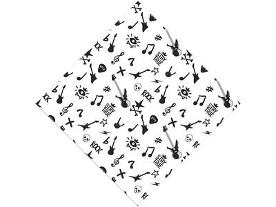 Rock King Music Vinyl Wrap Pattern