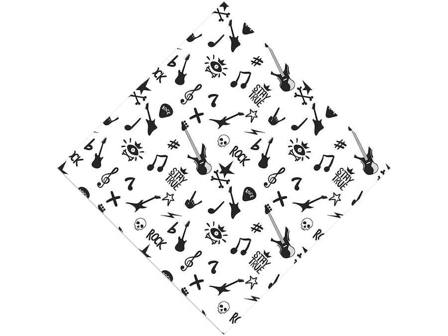 Rock King Music Vinyl Wrap Pattern