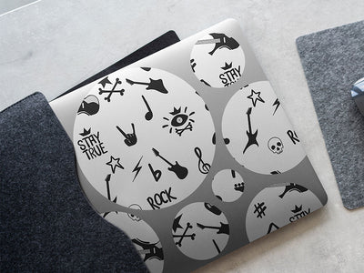 rock king music DIY Laptop Stickers