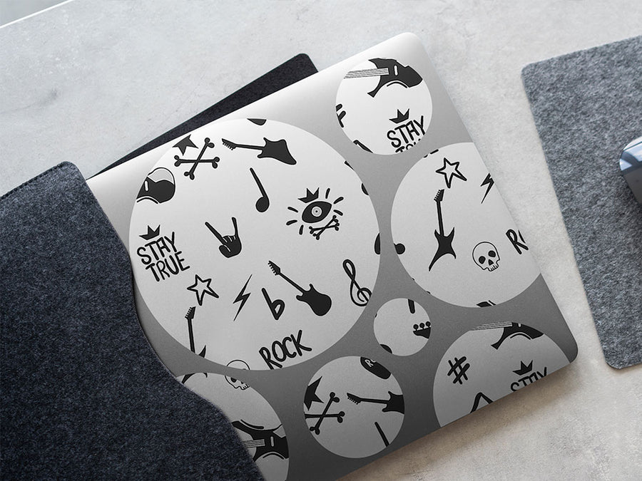 rock king music DIY Laptop Stickers