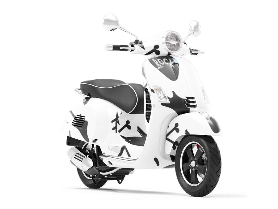 Rock King Music Vespa Scooter Wrap Film