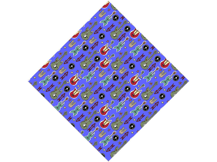 Rock On Music Vinyl Wrap Pattern