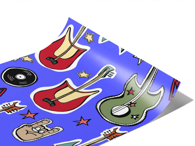 Rock On Music Vinyl Wraps~Rwraps Series 914 Digitally Printed Vinyl Wrap~0