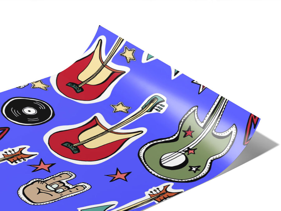 Rock On Music Vinyl Wraps~Rwraps Series 914 Digitally Printed Vinyl Wrap~0