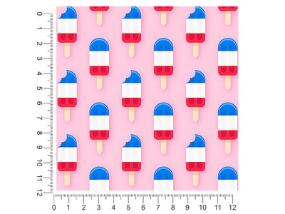 rocket pops summertime 1ft x 1ft Craft Sheets